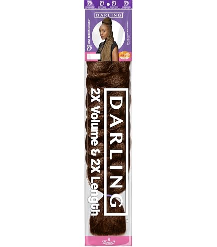 Darling One Million 2x Volume Braid, Colour #1 : Amazon.co.za: Beauty